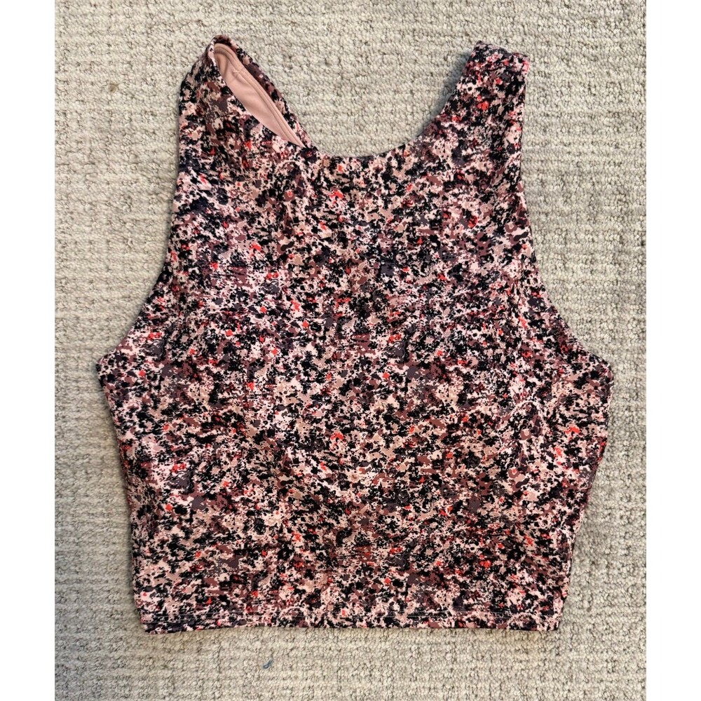 Athleta Conscious Crop Printed Crop Top XS NWOT